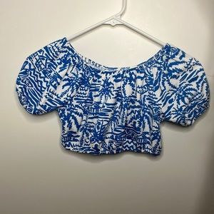 Zara girls crop top
